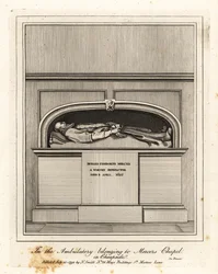 Monumento a Richard Fishbourne Mercer, morto nel 1625, nell