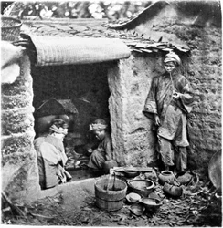 Cina, una semplice famiglia, c.1870 (foto)