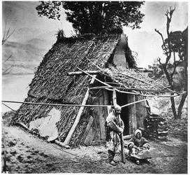Capanna di montagna, Provincia di Huzeh, c.1867-72