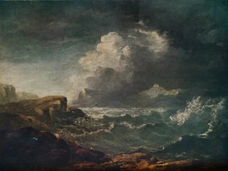 Tempesta su un lago scozzese, XIX secolo, 1917