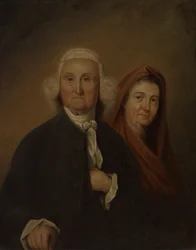 Il governatore Jonathan Trumbull Sr. e Faith Robinson Trumbull (1710-1785, LL.D. 1779; 1718-1780)