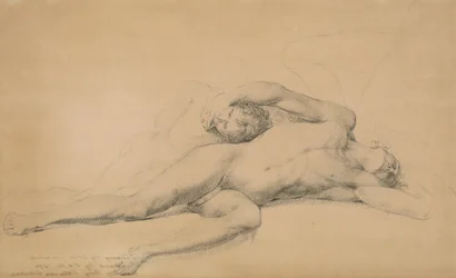 Studio per La morte del generale Montgomery nell