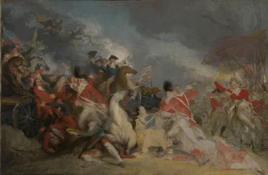 La Morte del Generale Mercer alla Battaglia di Princeton, 3 Gennaio 1777 (versione incompiuta)