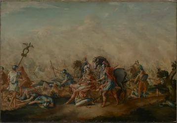 La morte di Paolo Emilio alla battaglia di Canne