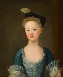 Ritratto di Miss Diana Bridgeman (1726-1764) da giovane, c.1730-39