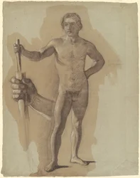 Studio per "Lo sbarco di Colombo"
