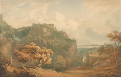 Veduta di Tivoli verso Roma