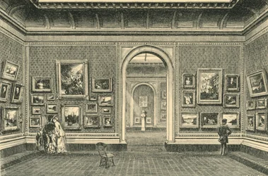 La Galleria Sheepshanks, Museo di South Kensington, c1860s