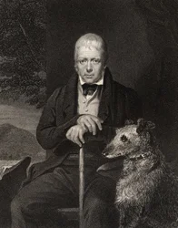 Sir Walter Scott, inciso da W. Holl, da 