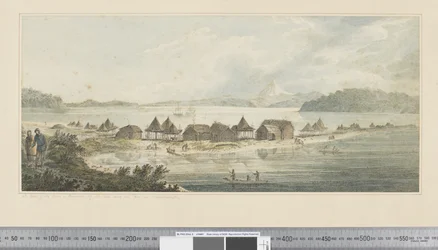 F.41 Una vista della città e del porto di San Pietro e San Paolo in Kamtschatka, c.1783-84