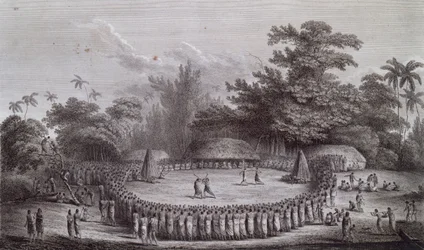 Isole Tonga: Cerimonia di benvenuto per il Capitano James Cook