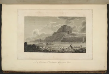 Veduta del Porto di Natale nella Terra di Kerguelen, dicembre 1776