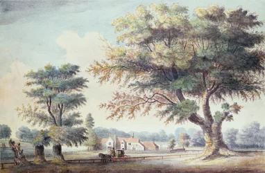 La vecchia casa della cheesecake, a nord del Serpentine, 1786