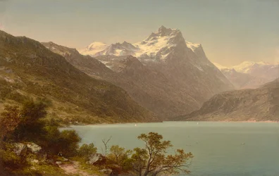 Lago alpino 1860