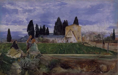 Primavera in Spagna: vicino a Gordella, 1869