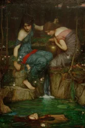 Ninfe che trovano la testa di Orfeo