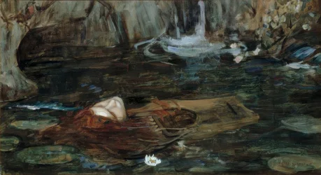 Studio per Le ninfe trovano la testa di Orfeo