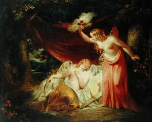 Psiche innamorata di Cupido