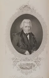 Andrew Jackson, da La Storia degli Stati Uniti, Vol. II, di Charles Mackay, inciso da W.J. Edwards