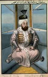 Solyman II (1642-91) Sultano dal 1687 al 1691, tratto da "Una serie di ritratti degli imperatori di Turchia"