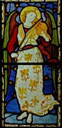 Angelo musicale, 1870 (vetrata)