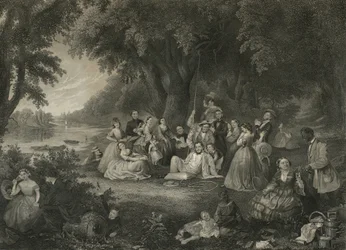 Il picnic del Quattro di Luglio, c.1864