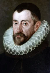 Sir Francis Walsingham (ca.1532-1590), politico inglese (dipinto di J.de Critz). Londra, National Portrait Gallery