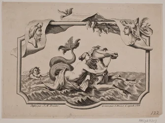 Vignetta del titolo. Anfitrite sul mare