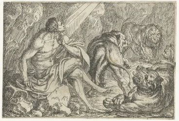 Daniele nella fossa dei leoni