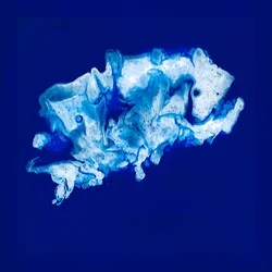 Flusso blu sereno
