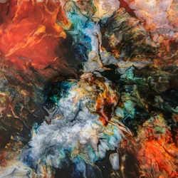 Vortice cosmico dai colori vivaci
