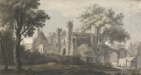 Il grande cancello del monastero di Sant