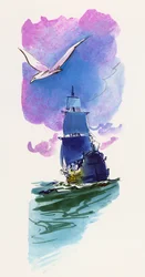 Illustrazione per I viaggi di Gulliver