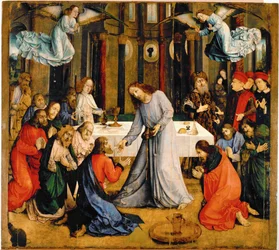 La Comunione degli Apostoli (olio su tavola)