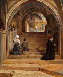 La Scala Santa al Monastero San Benedetto vicino a Subiaco