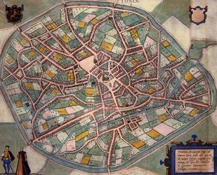 Mappa di Tienen, da 