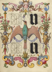 Anleitung zum Konstruieren der Buchstaben u und v