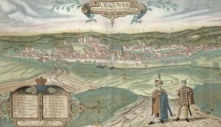 Mappa di Cracovia, da 
