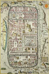 Mappa di Gerusalemme e dell