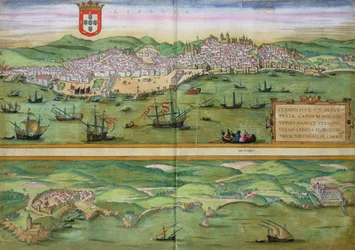 Mappa di Lisbona e Cascais, da 