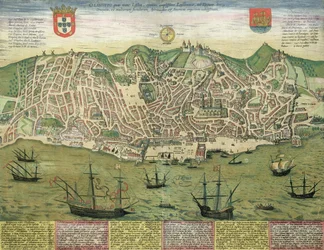 Mappa di Lisbona, da 