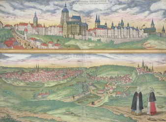 Mappa di Praga, da 