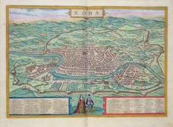 Mappa di Roma, da 
