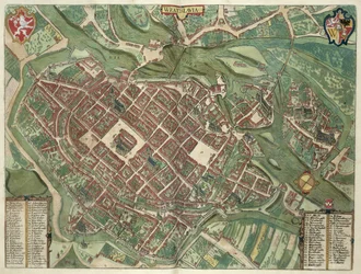Mappa di WRATISLAVA Bresslaw, da 