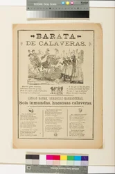 Manifesto: Vendita di teschi, c.1890