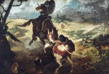 Scena tratta da Don Chisciotte della Mancia