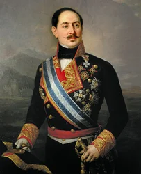 Ritratto di Francisco Serrano y Domínguez (1810-1885), militare e politico spagnolo, leader dell