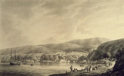 MALASPINA, Alejandro (1754-1809). Navigatore ed esploratore italo-spagnolo.; POZO, Jose del (XVIII secolo). Dettaglio. Disegno. SPAGNA. MADRID. Museo della Marina