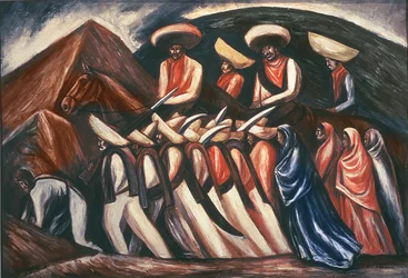 Marcia degli Zapatisti - Guidati da Emiliano Zapata e Pancho Villa durante la Rivoluzione messicana del 1911