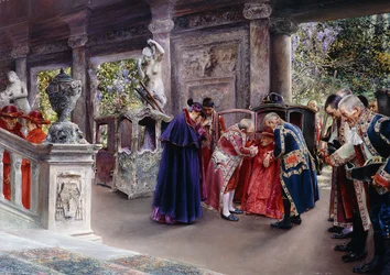 La visita del cardinale